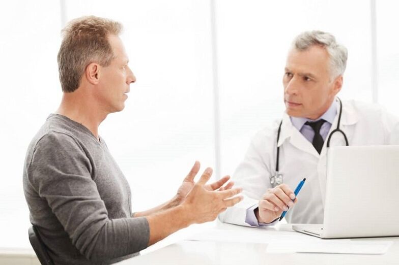 Recepția unui specialist pentru prostatită
