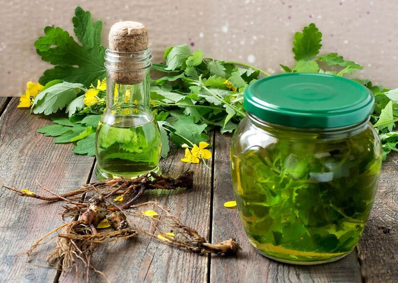 tinctură de celandină pentru prostatită